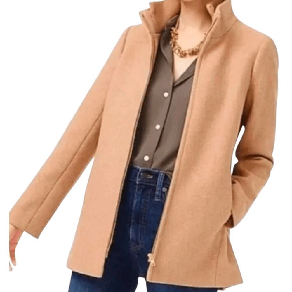 J CREW Factory Village Wool Coat Size 0P